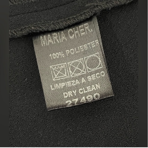 MARIA Cher Vintage Black Dragon Embroidered Mini Dress - Picture 6 of 10